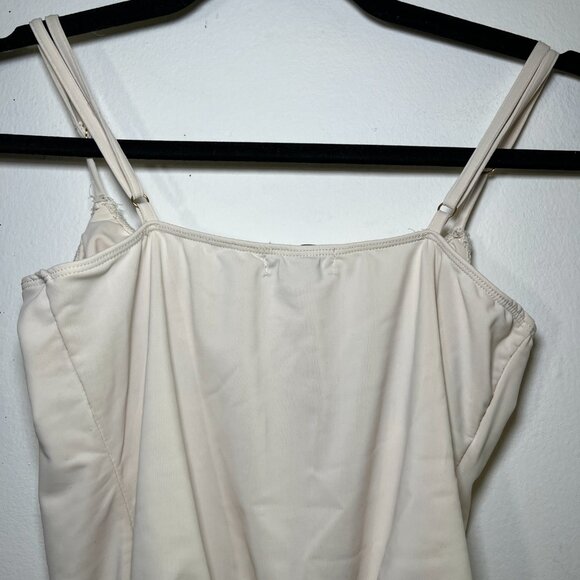 Danielle Berstein by WeWoreWhat cream bodysuit - Size Medium - Picture 4 of 10